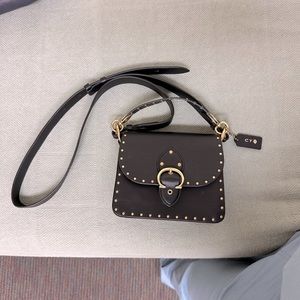 Coach Beatbag 18 Black studded